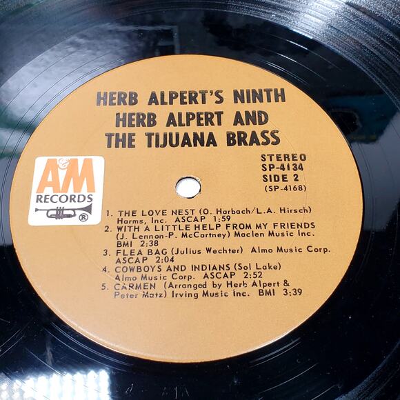 Lot of 3 Vintage Herb Alpert 33 rpm Vinyl Records AM Records Stereo - Picture 10 of 16